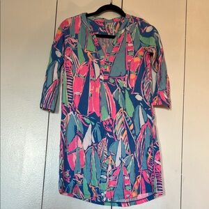 Lilly Pulitzer Multicolor Leaf Print Top